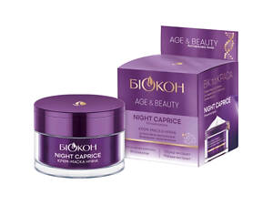 Крем для лица Біокон Age &amp; Beauty Night Caprice 2в1 50 мл (4823110302347)