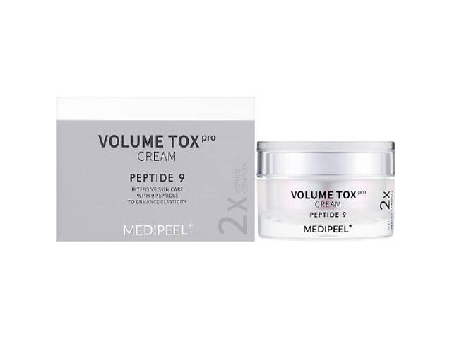 Крем для обличчя Medi-Peel Peptide 9 Volume Tox Cream PRO Омолоджуючий з пептидами та ектойном 50 г (8809941820447) - Фото 2