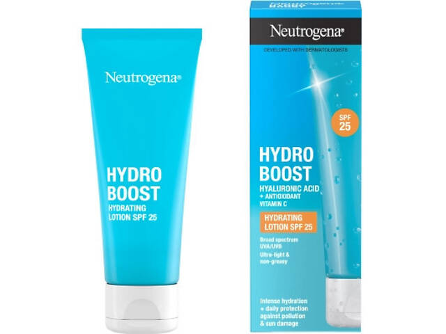Крем для обличчя Neutrogena Hydro Boost Зволожуючий SPF 25 50 мл (3574661351711) - Фото 3
