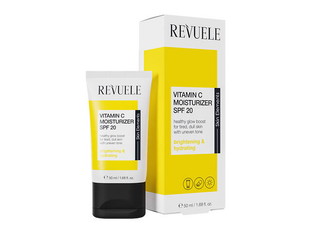 Крем для лица увлажняющий с витамином С дневной Revuele Vitamin C SPF20, 50 мл