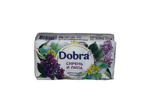 Крем-мило туалетне тверде 350г(5*70г) Бузок і липа ТМ DOBRA