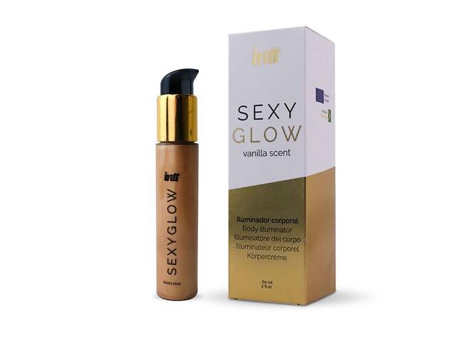 Крем-шиммер для тела Intt Sexy Glow (60 мл) с ароматом ванили и маслом ши. - Фото 1