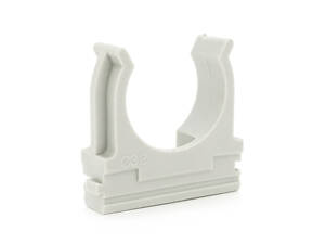 Кріплення для гофри/труби сіра 32 мм (пач. 25шт. цена за пачку)