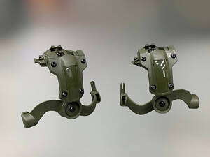 Кріплення для навушників HD-ACC-08 на шолом, адаптер чебурашка для навушників, колір – Олива