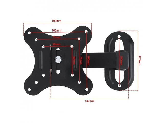 Крепление для телевизора с поворотом кронштейн XPRO F02 14'-24'' (MER-13255) - Фото 4