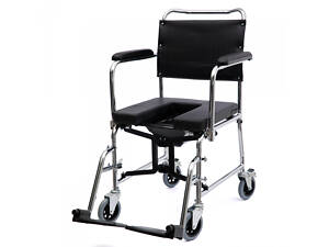 Кресло-каталка с туалетом MED1 KY689 90 см Black