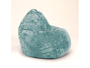Кресло мешок груша велюр Diamond XXXL Бирюзовый (Ментоловый)