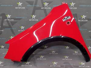 Крило ліве з накладкою 5J0821021A, 5J0821161 Skoda Fabia II Monte Carlo, коди краски: 8T1Z/ 8T8T/ Corrida Red