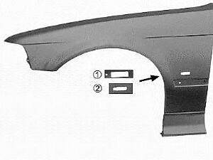 Крило VAN WEZEL 0643655 на BMW 3 седан (E36)