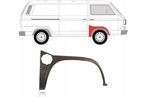 Крило заднє репер-турка праве VW T3 Transporter