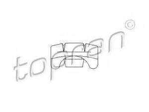 Крепление сиденья TOPRAN 103635 на AUDI 4000 (81, 85, B2)
