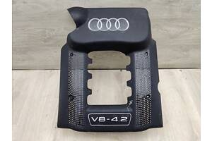 Кришка накладка кожух захист двигуна 4.2 Audi A6 C5 (2002-2004) 077103935AA Деф. (тріщини)