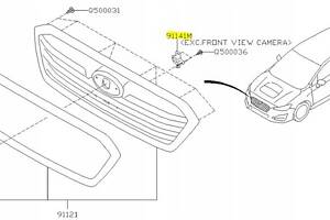Кришка передньої камери SUBARU LEVORG 2017-
