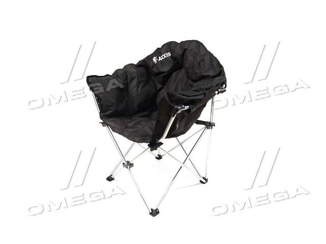 Крісло 'Luna' для пікніка та риболовлі чорне CraB-03 UA51