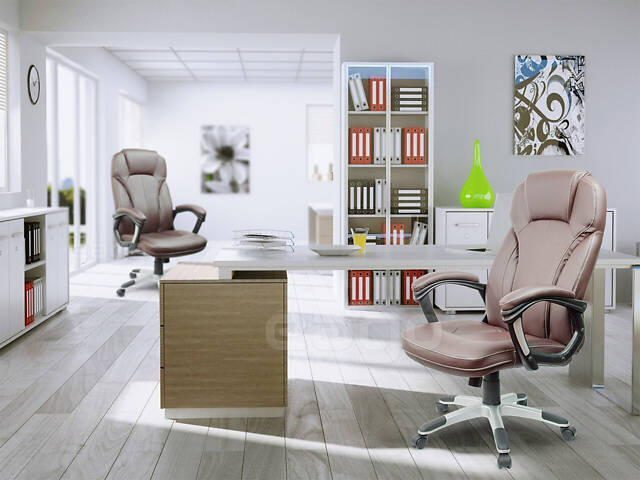 Крісло офісне Just Sit ARIZO - коричневий - Фото 6