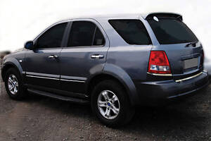 Кромка багажника (нерж.) Carmos - Турецкая сталь для Kia Sorento 2002-2009 гг