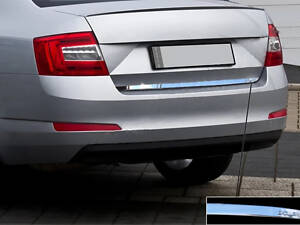 Кромка багажника (нерж) Carmos - Турецька сталь для Skoda Octavia III A7 2013-2019рр