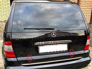 Кромка багажника (нерж.) для Mercedes ML W163