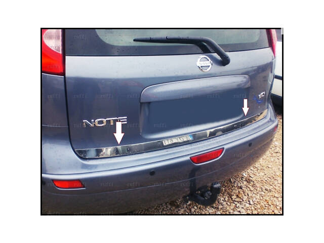 Кромка багажника (нерж.) для Nissan Note 2004-2013 гг