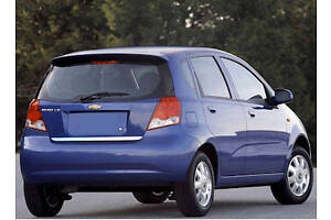 Кромка багажника (нерж.) HB для Chevrolet Aveo T200 2002-2008 гг