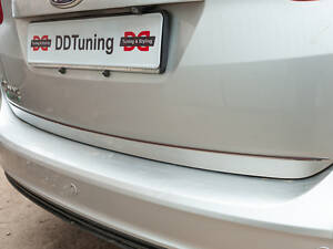 Кромка багажника (нерж.) OmsaLine - Італійська нержавійка для Ford C-Max/Grand C-Max 2010-2019 рр