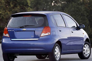 Кромка багажника (нерж.) Sedan для Chevrolet Aveo T200 2002-2008 гг.