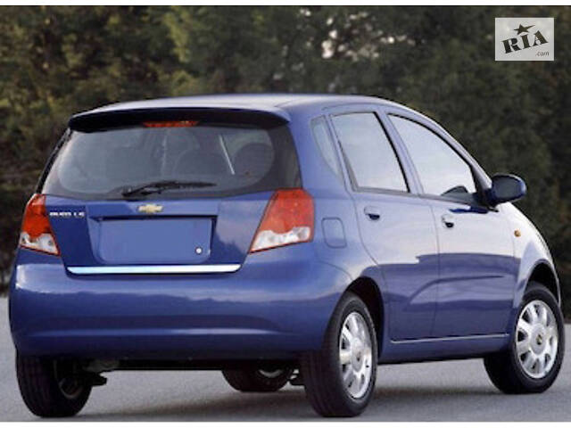 Кромка багажника (нерж.) Sedan для Chevrolet Aveo T200 2002-2008 гг