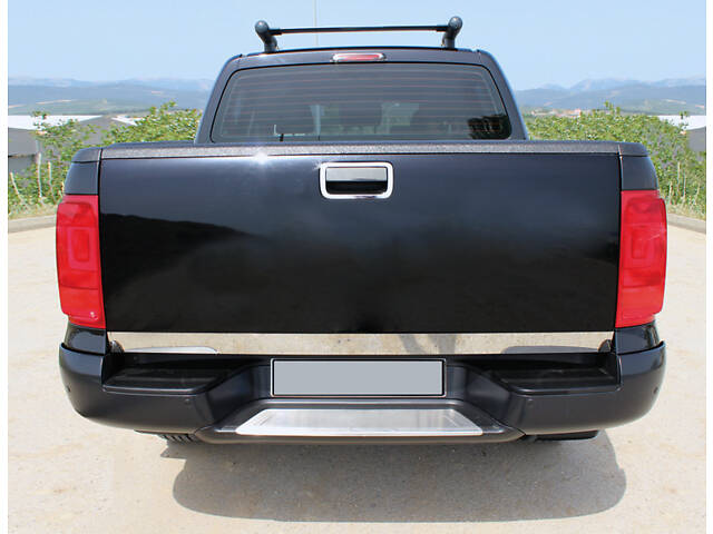 Кромка багажника (нерж) Carmos - Турецкая сталь для Volkswagen Amarok 2010-2022 гг - Фото 1