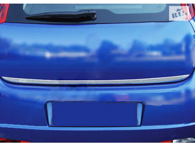 Кромка багажника (нерж.) для Fiat Punto Grande/EVO 2006-2018 гг - Фото 1
