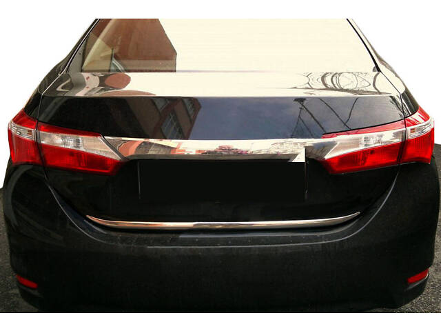 Кромка багажника (нерж) для Toyota Corolla 2013-2019 гг - Фото 1