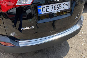 Кромка багажника OmsaLine (нерж.) для Toyota Rav 4 2013-2018 гг.