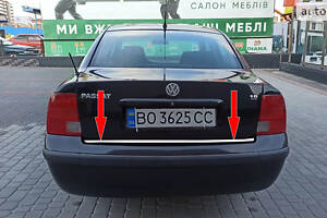 Кромка багажника SD 1996-2001 (нерж) для Volkswagen Passat B5