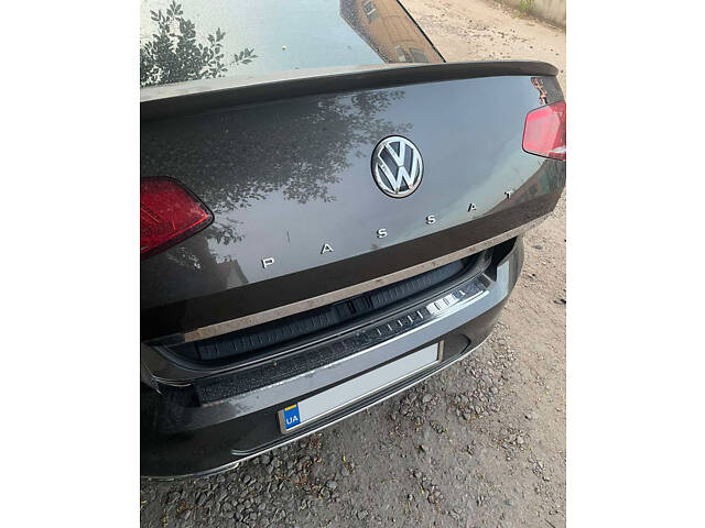 Кромка багажника SD (нерж) OmsaLine - Итальянская нержавейка для Volkswagen Passat B8 2015-2023 гг - Фото 1
