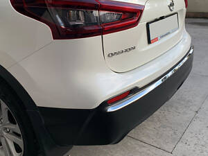 Кромка бампера (нерж) для Nissan Qashqai 2014-2021 рр