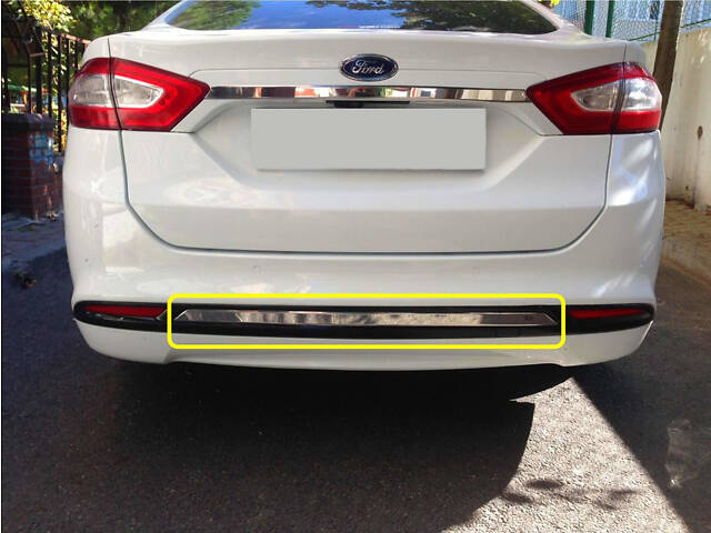 Кромка бампера (нерж) для Ford Mondeo 2014-2022 гг - Фото 1