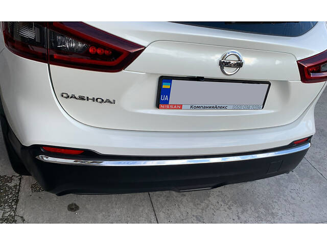 Кромка бампера (нерж) для Nissan Qashqai 2014-2021 гг - Фото 2