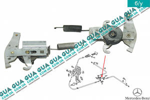 Кронштейн / фиксатор троса ручника ( механизм стояночного тормоза ) 0004200779 Mercedes / МЕРСЕДЕС E-CLASS 1995- / Е-КЛА