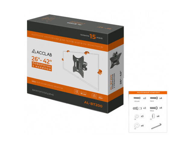 Кронштейн ACCLAB AL-BT200 (1283126485732) - Фото 7