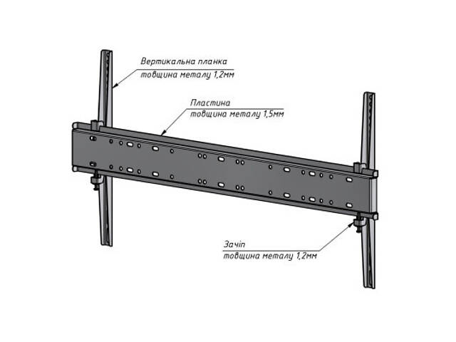 Кронштейн Charmount TV0804F White - Фото 6