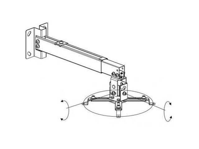 Кронштейн для проектора Charmount PRB43-65 Black - Фото 3