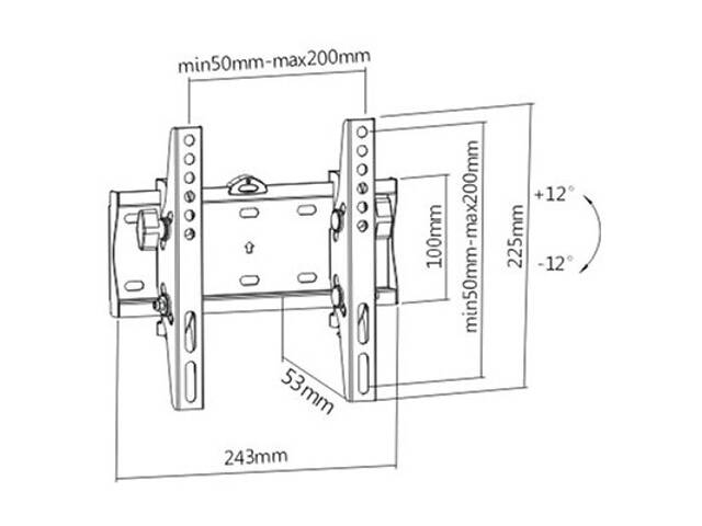 Кронштейн Gembird WM-42T-02 - Фото 3