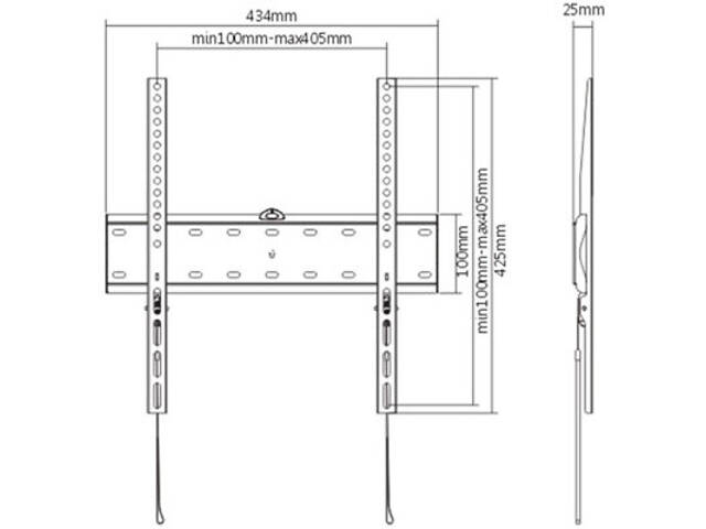 Кронштейн Gembird WM-55F-02 - Фото 2