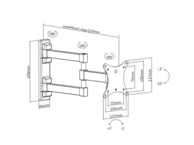 Кронштейн ITech LCD33B - Фото 3