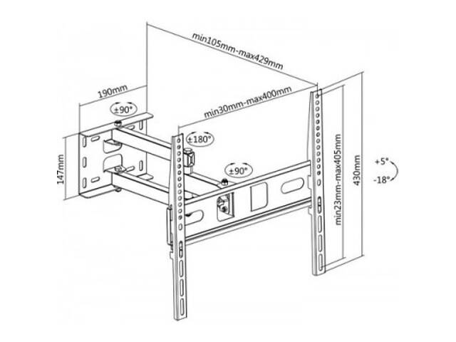 Кронштейн ITech PTRB-4ES - Фото 3