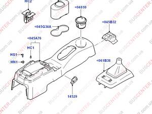 Кронштейн крепления консоли. OE: 2T14-V045B32-DH;