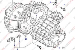 Кронштейн крепления КПП. OE: 93ZT7723AB; тип КПП: MTX75