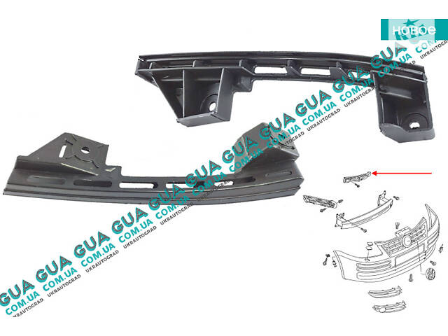 Кронштейн кріплення переднього бампера лівий 88071131802 VW/ВОЛЬКС ВАГЕН CADDY III 2004-/КАДДІ 3 04-, VW/ВОЛЬКС ВАГ