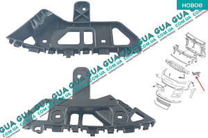 Кронштейн кріплення переднього бампера лівий 99411624202 VW/ВОЛЬКС ВАГЕН TOURAN 2010-/ТАУРАН 10-