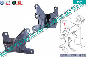 Кронштейн крепления расширительного бачка 028129811 VW / ВОЛЬКС ВАГЕН PASSAT 1991-1997 / ПАССАТ 91-97, Audi / АУДИ A4 20