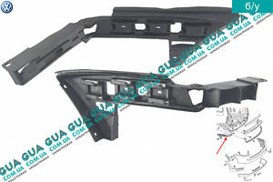 Кронштейн кріплення заднього бампера лівий 1T0807375A VW/ВОЛЬКС ВАГЕН TOURAN 2003-2010/ТАУРАН 03-10